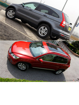 大众途观VS本田CR-V测评图片