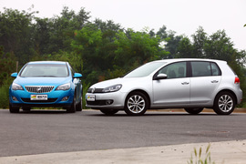 2010款高尔夫1.4TSI与英朗XT