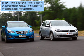 2010款高尔夫1.4TSI与英朗XT