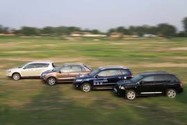 欧蓝德/科雷傲/新胜达/指南者油耗及通过性测评