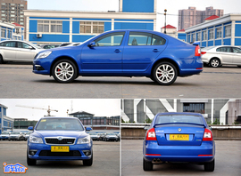 明锐RS蓝色运动版到店实拍