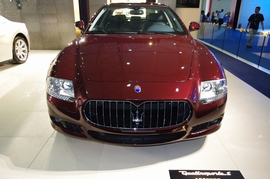 玛莎拉蒂总裁行政版成都车展实拍