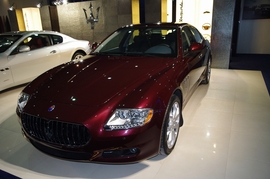 玛莎拉蒂总裁行政版成都车展实拍