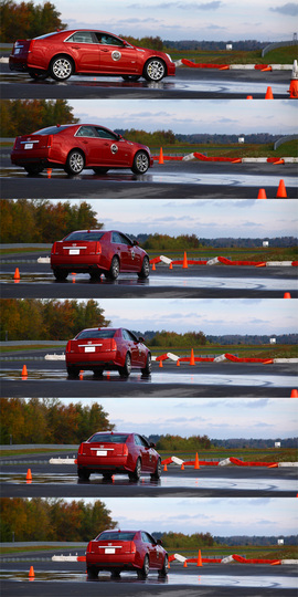 凯迪拉克CTS-V高级驾驶培训测试实拍