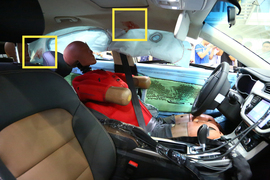 吉利帝豪GL车对车垂直碰撞