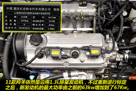 2011款长安铃木羚羊1.3L手动舒适型到店图解