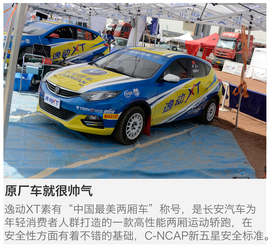 长安逸动XT拉力赛车实拍