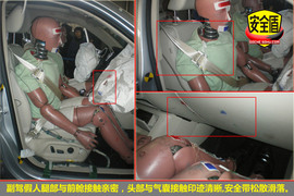 2010款上海大众途观1.8TSI手自一体版碰撞测试图解