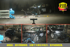 2010款上海大众途观1.8TSI手自一体版碰撞测试图解