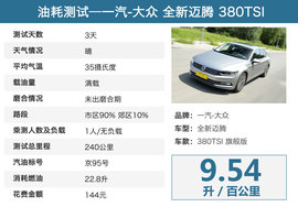 2017款一汽-大众迈腾