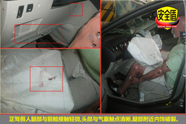 2010款东风标致408碰撞测试图解