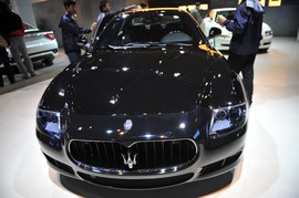 玛莎拉蒂总裁车展实拍