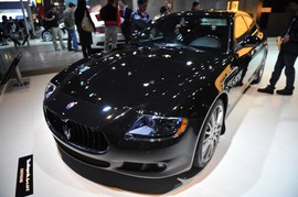 玛莎拉蒂总裁车展实拍