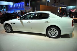 玛莎拉蒂总裁车展实拍