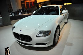 玛莎拉蒂总裁车展实拍