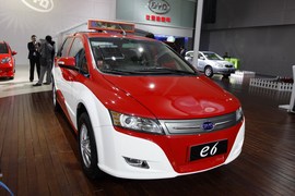 比亚迪E6车展实拍