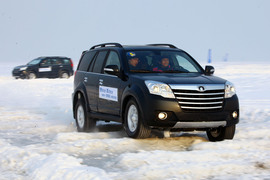 长城哈弗H5冰雪试驾