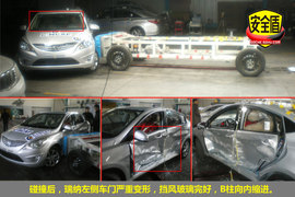 2010款北京现代瑞纳1.4BLUE自动型碰撞图解