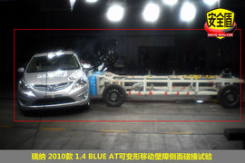 2010款北京现代瑞纳1.4BLUE自动型碰撞图解