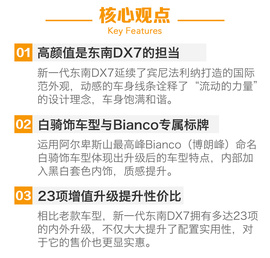   拼合资 争市场 试驾新一代东南DX7 白骑饰