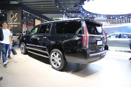 凯迪拉克凯雷德长轴白金版广州车展实拍