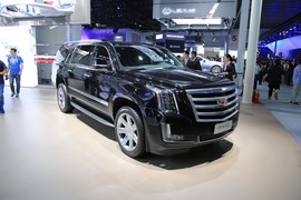 凯迪拉克凯雷德长轴白金版广州车展实拍