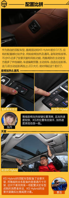 汽车斗SHOW场：雅阁混动对比K5混动