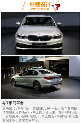 北美车展全新一代宝马5系新车解码