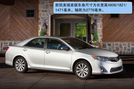 全新一代美版丰田凯美瑞官图解析