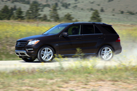 2012款奔驰ML海外试驾实拍