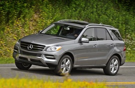 2012款奔驰ML海外试驾实拍