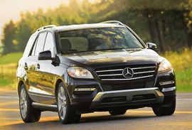 2012款奔驰ML海外试驾实拍