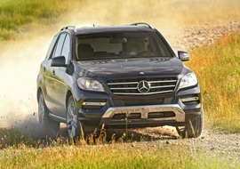 2012款奔驰ML海外试驾实拍