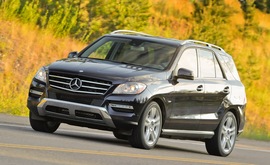 2012款奔驰ML海外试驾实拍