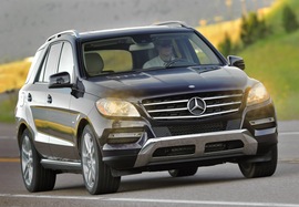 2012款奔驰ML海外试驾实拍