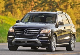 2012款奔驰ML海外试驾实拍