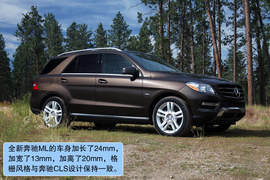 2012款奔驰ML海外试驾实拍