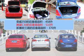 腾翼C30对比荣威350/新赛欧