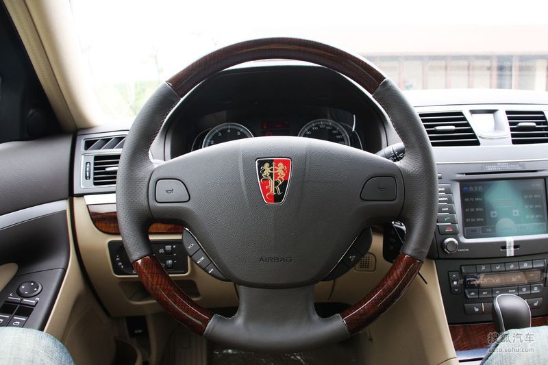 2011款荣威750 hybrid混合动力版 - 方向盘提示:支持键盘翻页 ←左 右