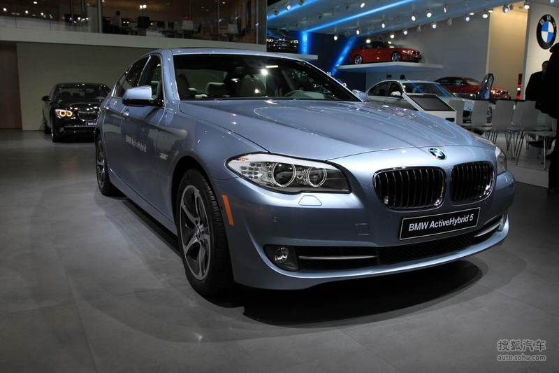 宝马activehybrid5北美车展实拍