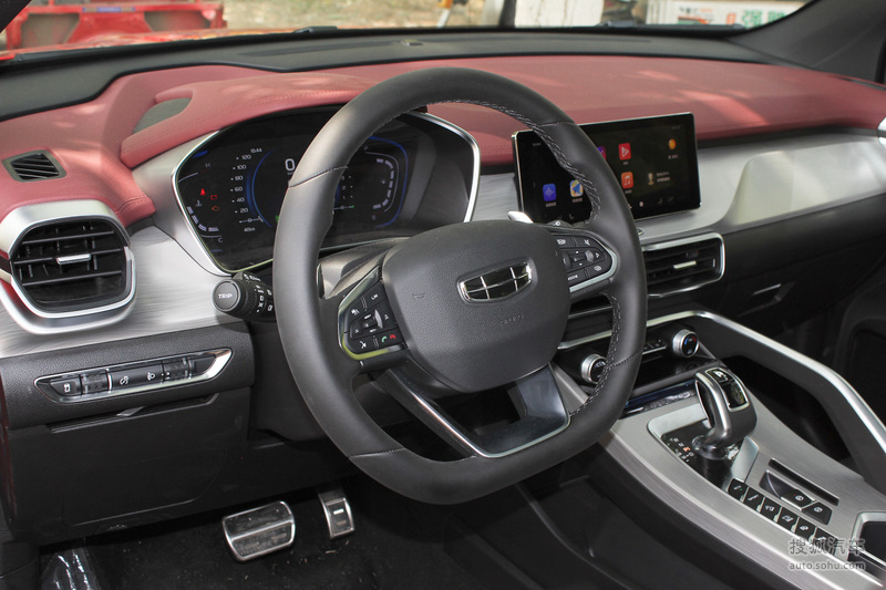 【 吉利缤越图片】_2020款 pro 260t dct battle_黑色/红色_内饰_搜狐