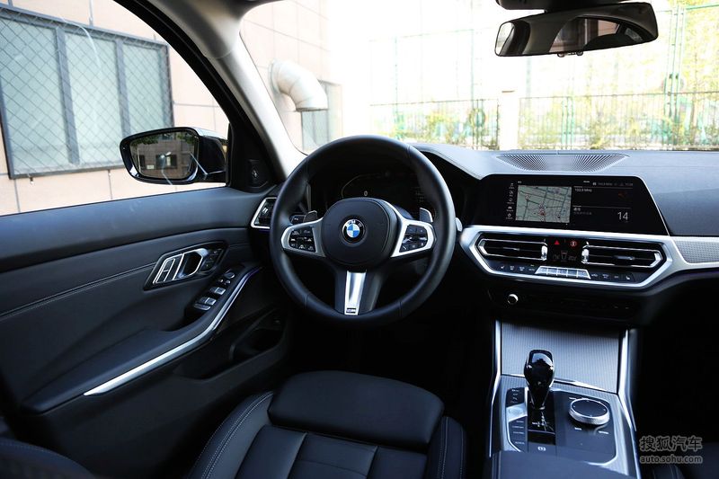 【 宝马3系图片】_2020款 330i m运动曜夜套装_黑色_内饰_搜狐汽车网