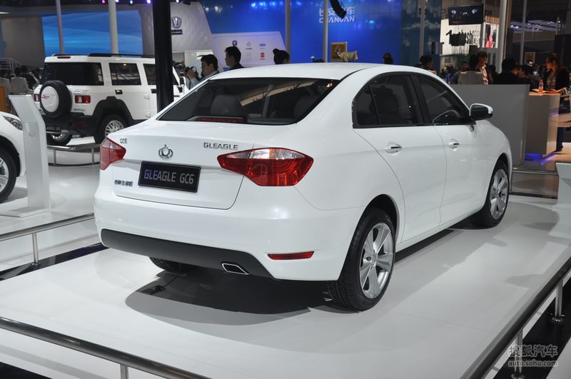 吉利全球鹰吉利汽车gc6全球鹰gc6北京车展实拍