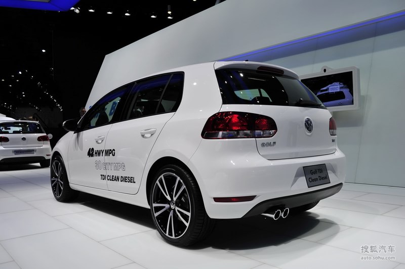 大众高尔夫tdi 北美车展实拍