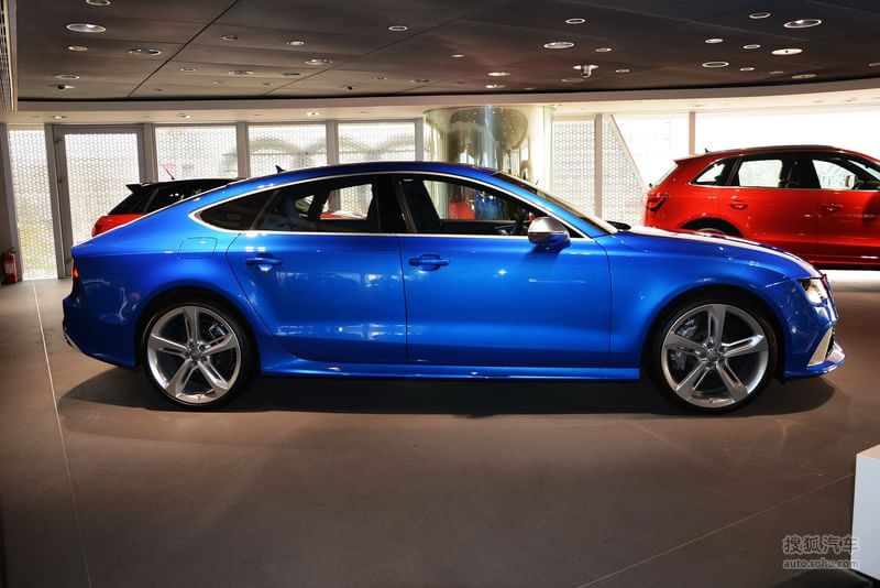 【奧迪rs7 sportback 2014款rs7 sportback外觀藍色圖片m3491552】_奧