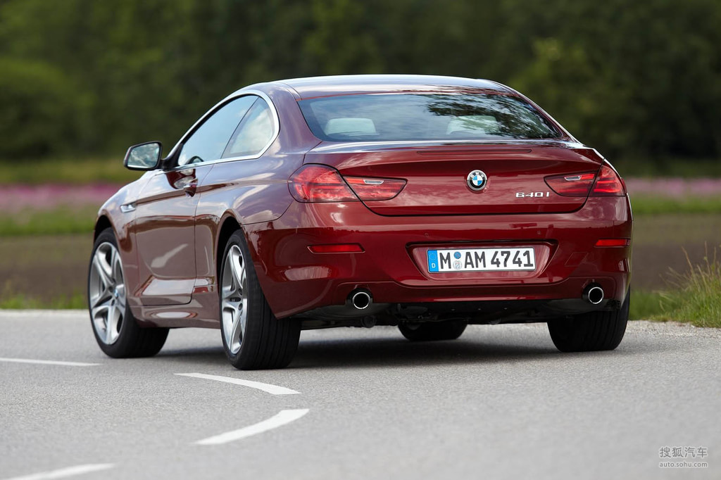 宝马6系双门官方朱砂红t860504图片_图库_搜狐汽车