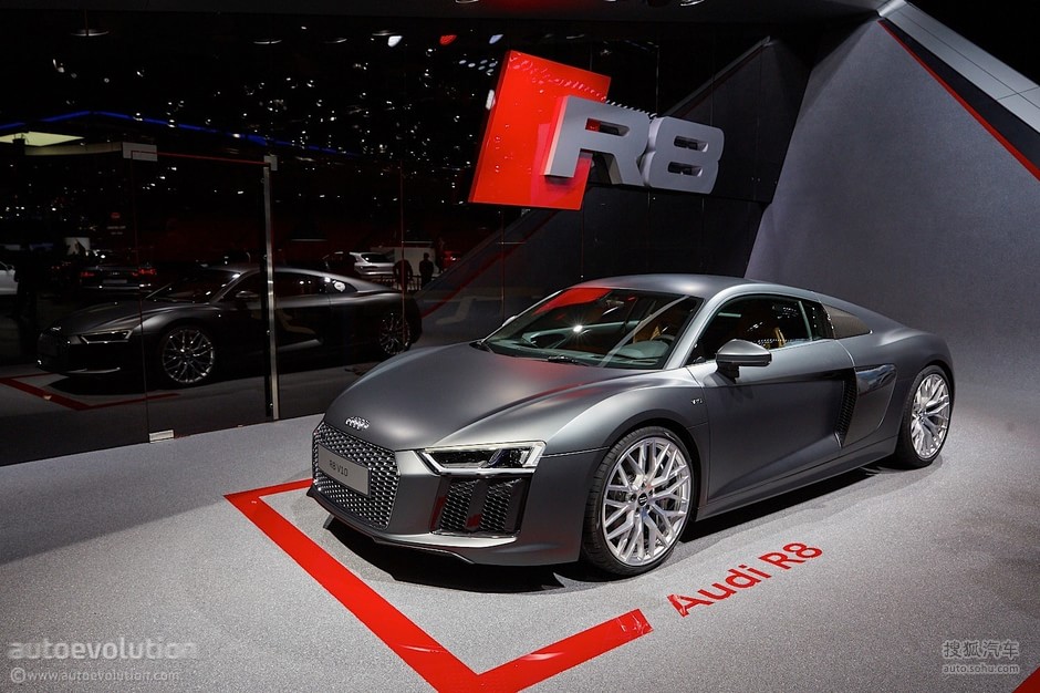 2015日內瓦車展奧迪全新一代r8實拍