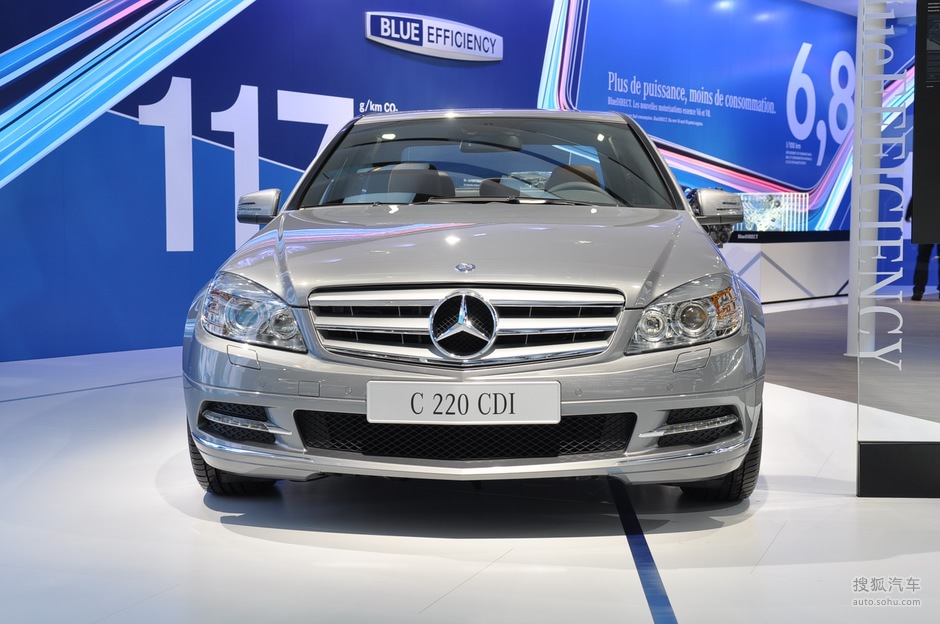 奔驰c220cdi 巴黎车展实拍