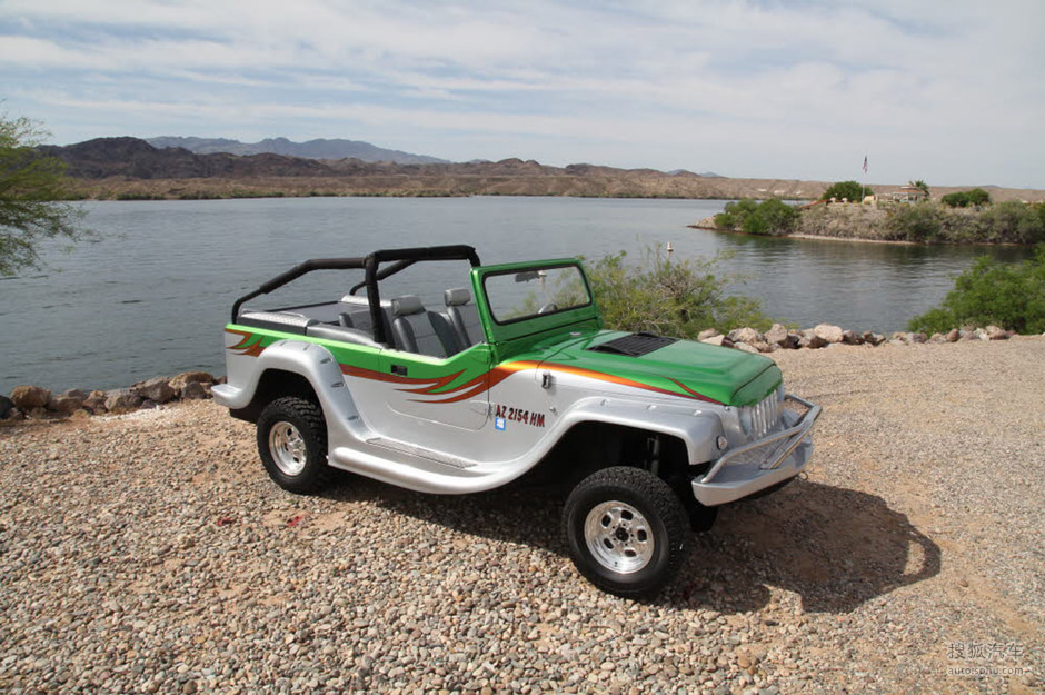 美国加利福尼亚州的watercar公司设计的速度最快水陆两栖汽车"美洲 