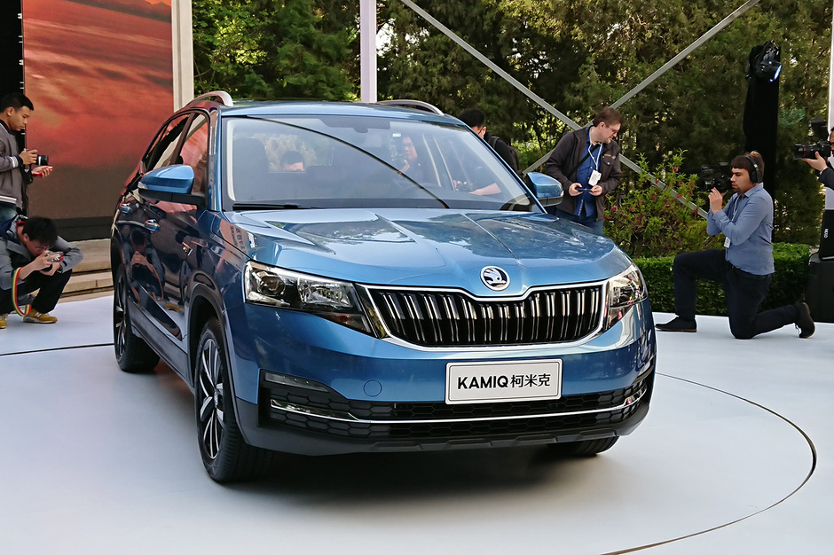 预计6月上市斯柯达kamiq柯米克实车亮相